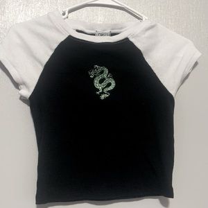 Cute snake crop top